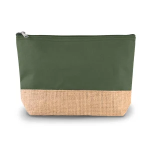 Pochette en toiles de coton et de jute-KI0276