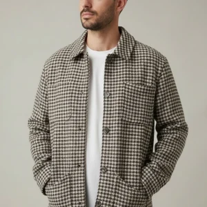 Veste Workwear laine pied de poule