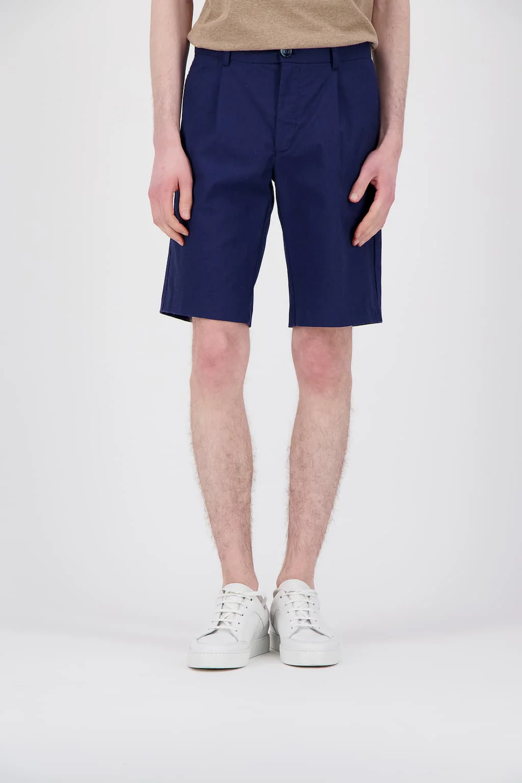 Pleats Short Bleu