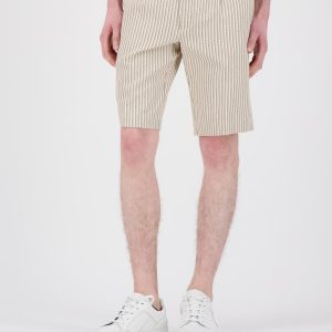 Pleats Short Rayures Beige