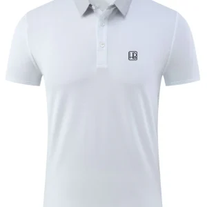 HB MotionFlex Polo de golf Homme Blanc Cassé