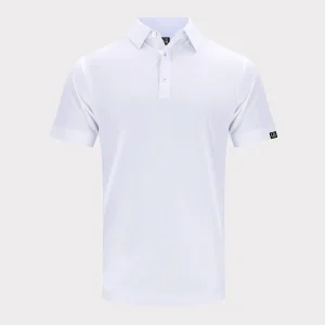 HB Fusion Polo de golf Junior Blanc