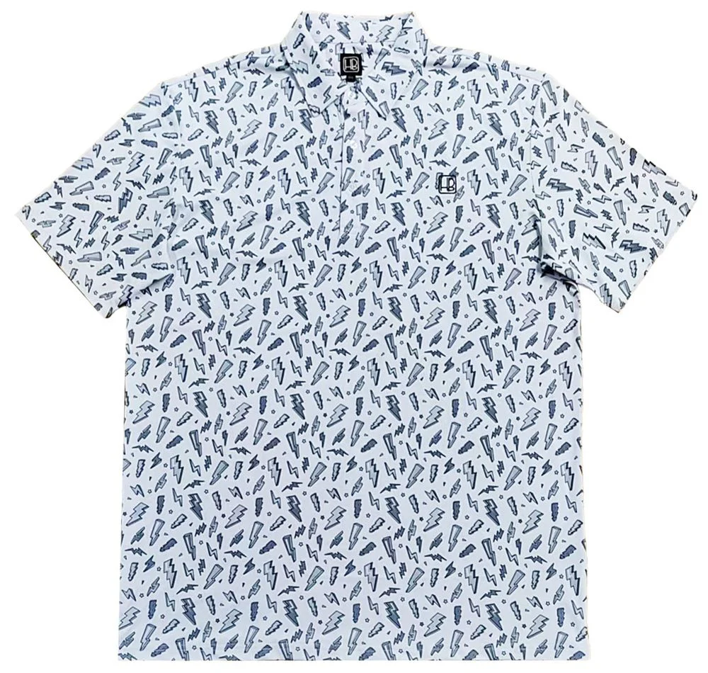 HB Fusion Polo de golf Homme Eclair Blanc – Image 9