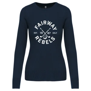 Pull Golf Femme Col Rond 1987