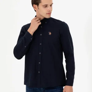 CLIMART Woven Shirt NAVY BLUE