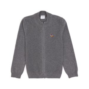 Cardigan garçon gris