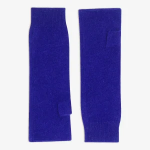 SERRE mitaines indigo 100% cachemire