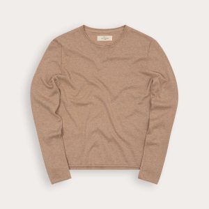 Pull COT col rond - 95% coton 5% Cachemire