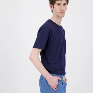 T Shirt coton bio japonais navy