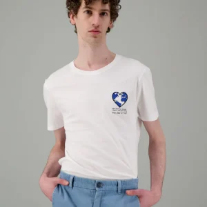 T Shirt coton bio japonais blue earth