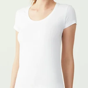 STRETCH MODAL DEEP CUT T-SHIRT