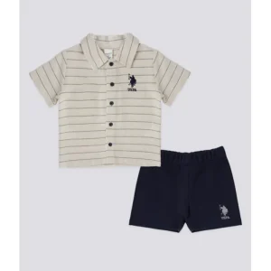 Ensemble 2 pièces t-shirt et short bébé garçon -USB1873-V1