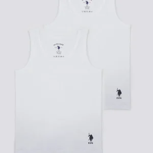 LOT DE 02 DÉBARDEURS BLANC - US1384-V1