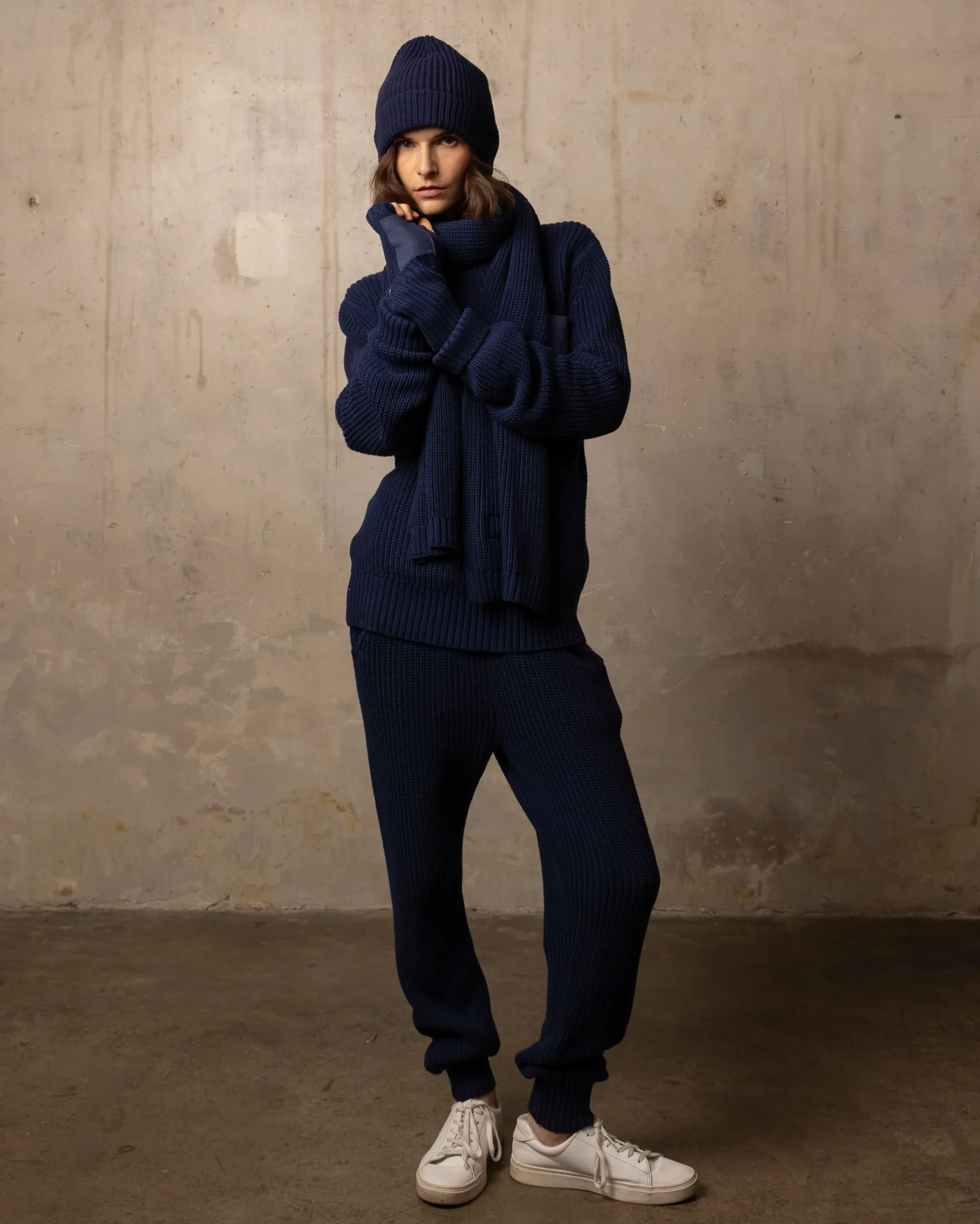 Mitaines Voltaire - 100% coton - 300NAVY – Image 3