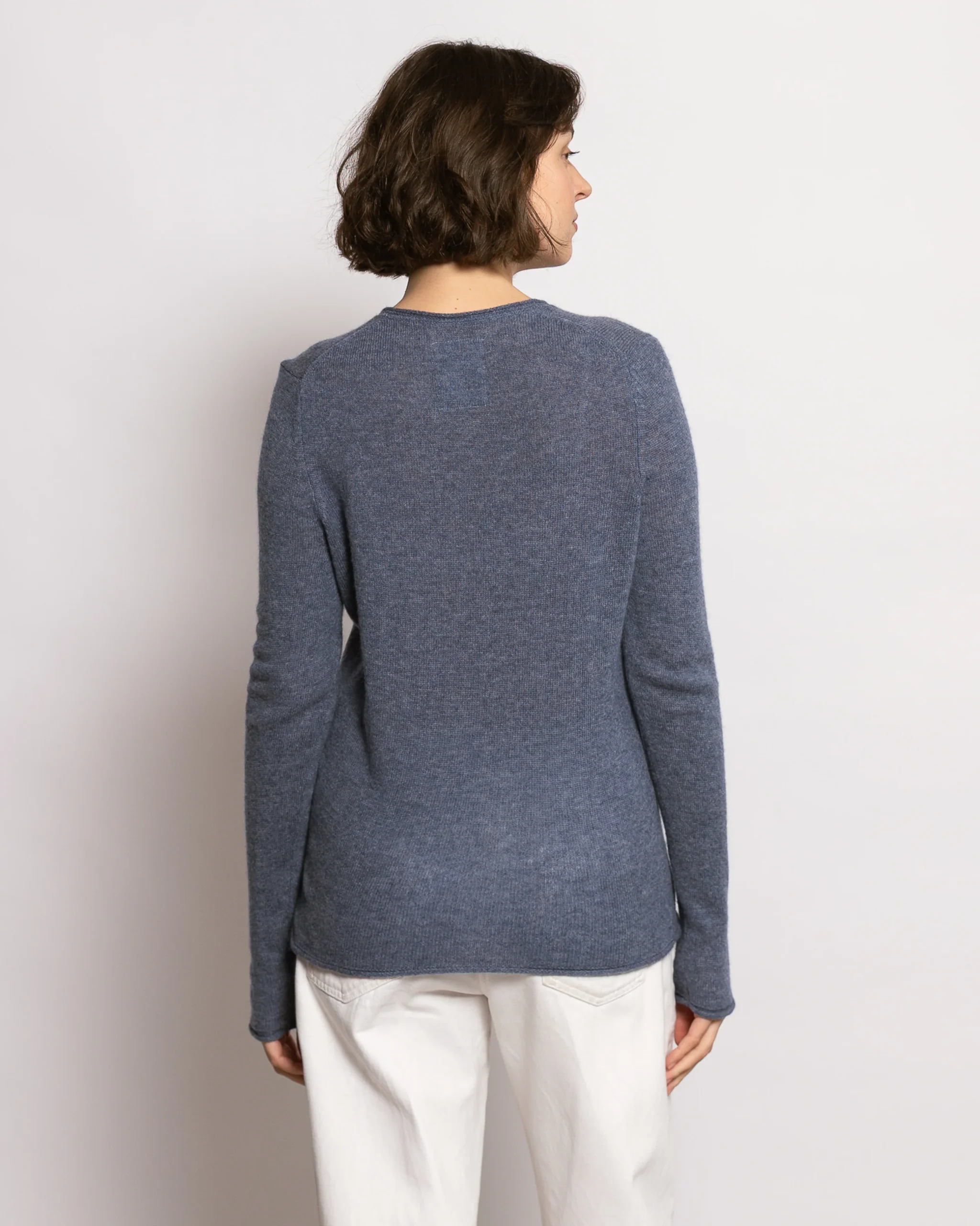 Pull Wool col v - laine et cachemire – Image 8