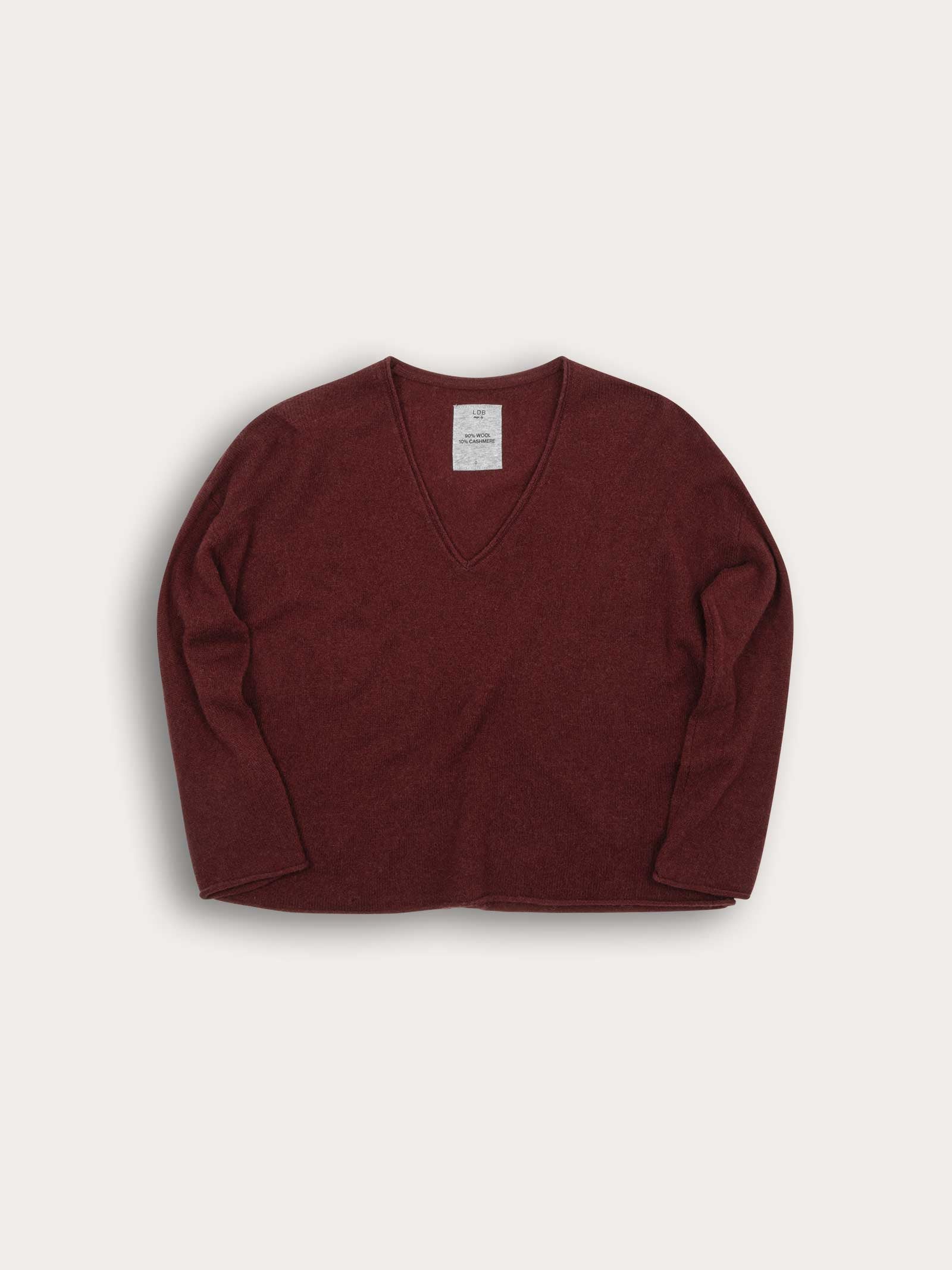 Pull Wool col v - laine et cachemire – Image 5