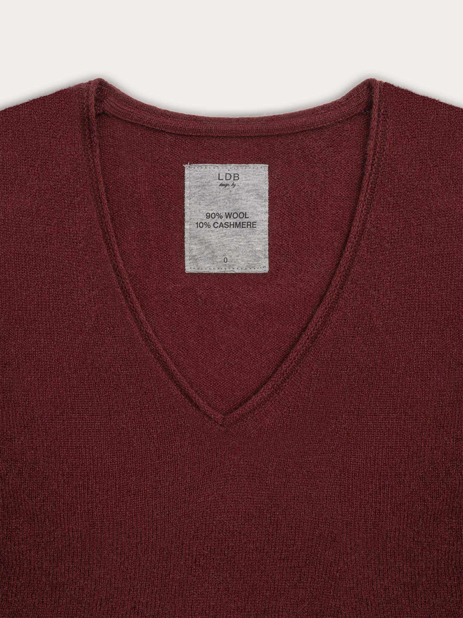 Pull Wool col v - laine et cachemire – Image 6