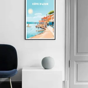 Affiche Côte d'Azur