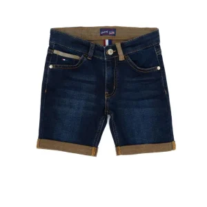 Short en jean bleu clair garçon-1592626DN0021