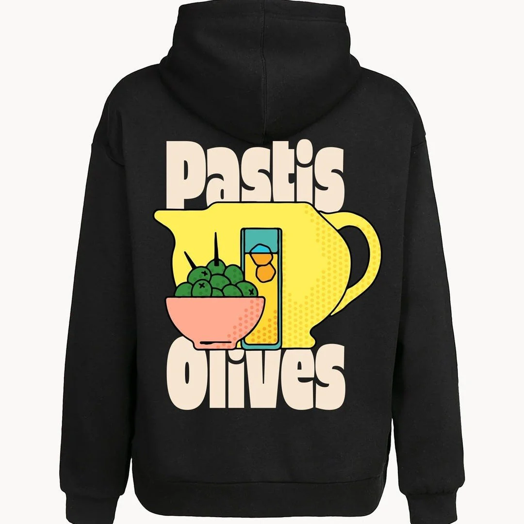 Hoodie Pastis Olives