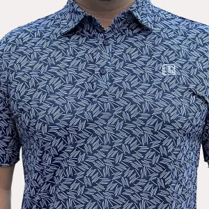 HB Fusion Polo de golf  Homme Marine