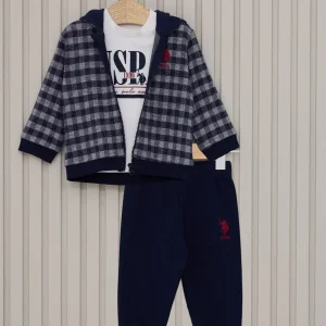 Ensemble bébé 03 pièces Navy Blue