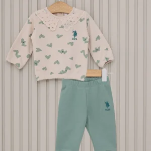 Ensemble Bébé deux pièces Crème