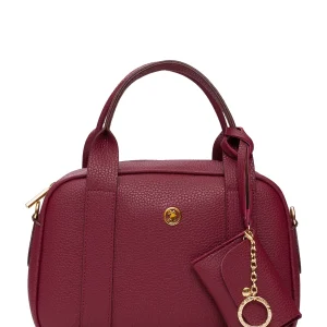 Women's bag US25542 BEIGE-BORDEAUX
