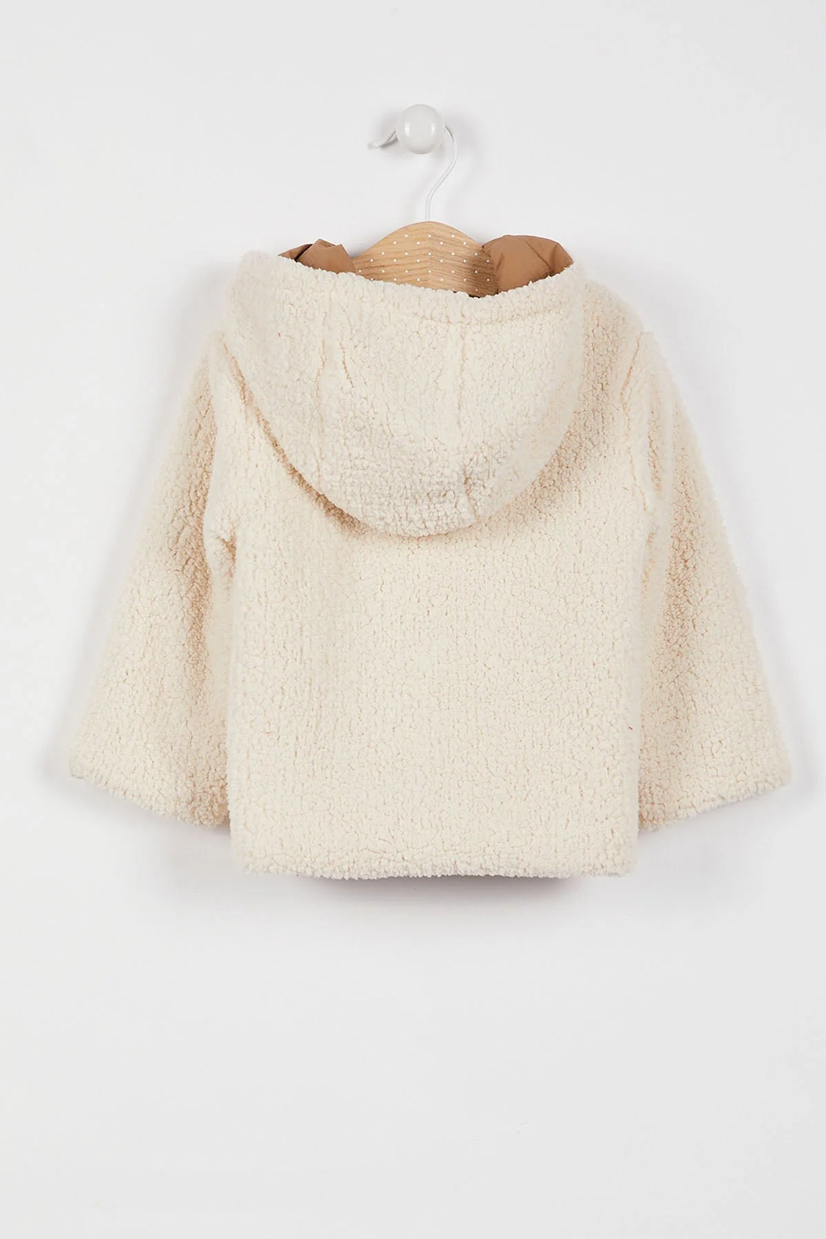 BÉBÉ / VESTE CRÈME CAMEL à DEUX FACES - USB1017-V1 – Image 3