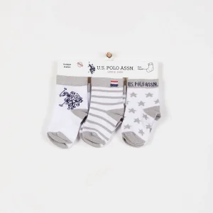 CHAUSSETTES BÉBÉ / LOT DE TROIS PAIRES - USB940 -V2